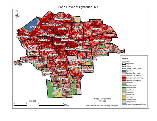 NLCD of Syracuse, NY