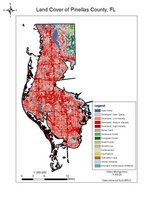 NLCD of Pinellas County, FL