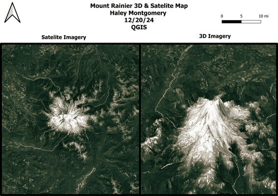 3D Imagery of Mt Rainier
