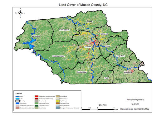 NLCD of Macon County, NC